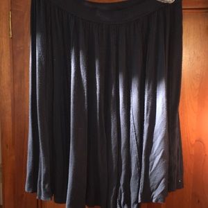 Hollister navy skirt